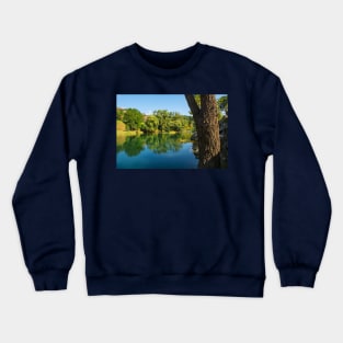 Vrbas River in Banja Luka, Republika Srpska, Bosnia Crewneck Sweatshirt